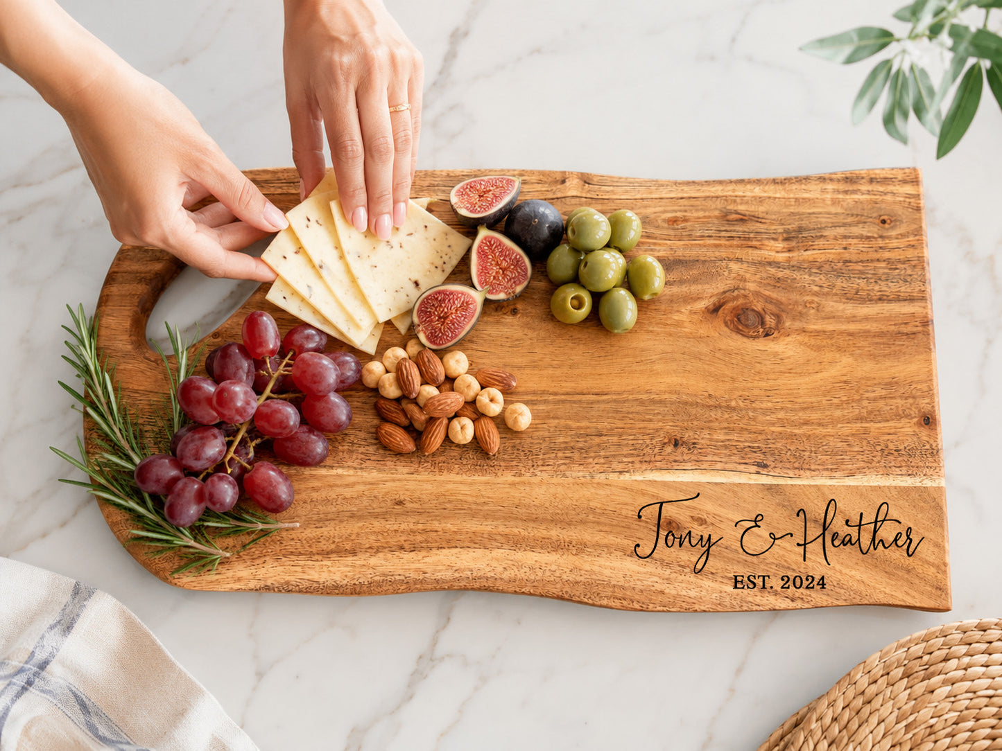 Extra Large Live Edge Cutting Board
