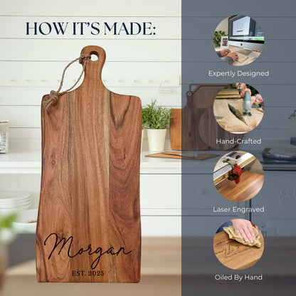 Corporate Gift Live Edge Cutting Board