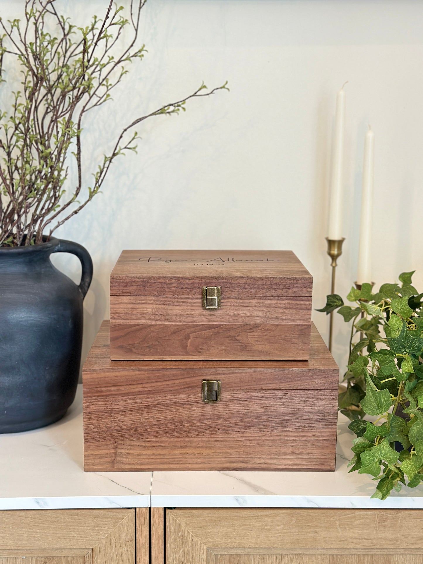 Autograph Script Keepsake Box